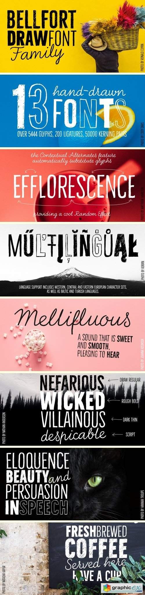 Download Bellfort Draw Font Family - 13 Fonts | Font family ...
