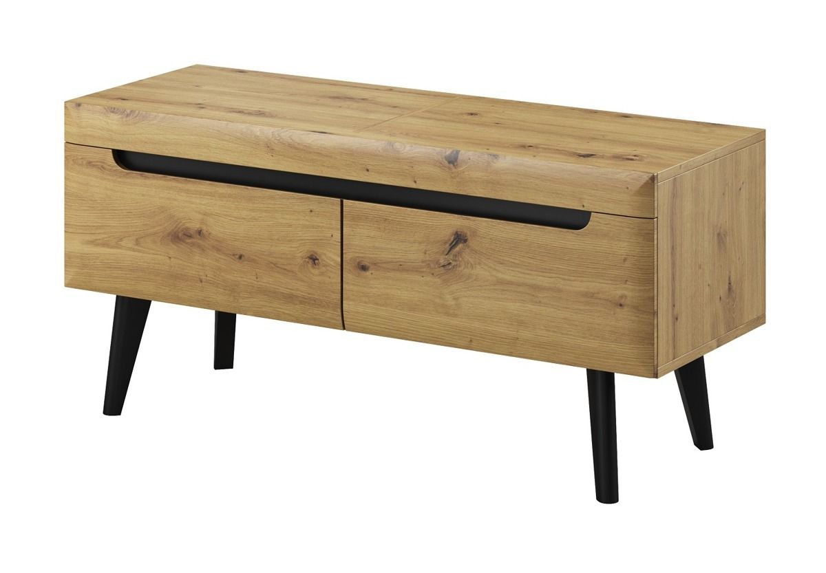 NORDI mediabenk eik artisan 107 i 2020 | Benk, Salong, Møbler Smal TV benk Nordi 107 cm