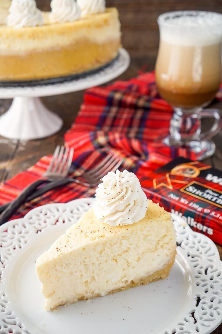 Eggnog Cheesecake #eggnogcheesecake