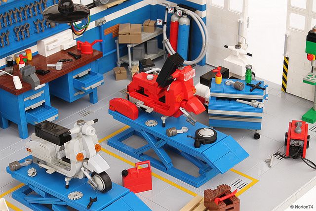 lego technic garage