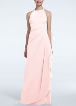 Long Mesh Dress With Illusion Neckline F15662 In Online Long Mesh Dress With Illusion Neckline F15662 In Online 159 00 Davids Bridal