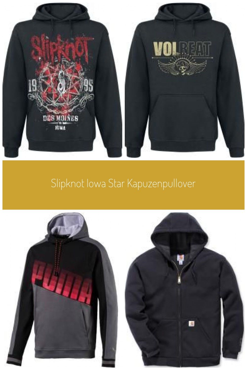 Offizielles Merchandise bei Emp Slipknot Iowa Star adidas Herren Skull Zip Hood Kapuzenjacke: : Bekleidung
