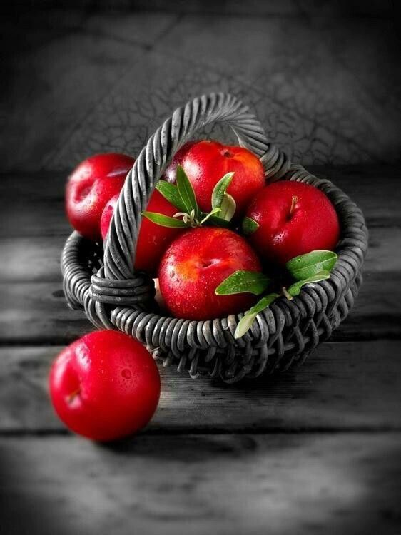 A Touch Of Color Fruit Photography Color Splash Red Fruit