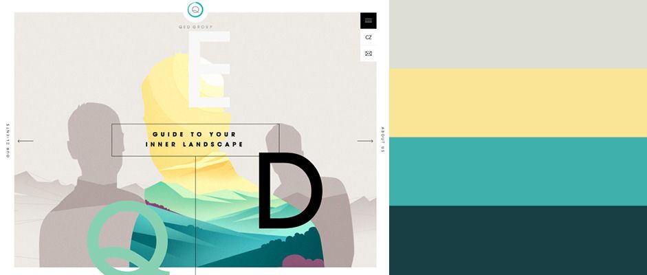 Trendy Web Color Palettes And Material Design Color Schemes