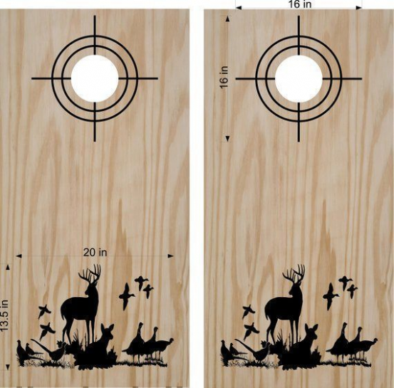 StickerChef Lobster Cornhole Decals Tailgating Camping Games Do It Yourself Designs Custom Corn Toss