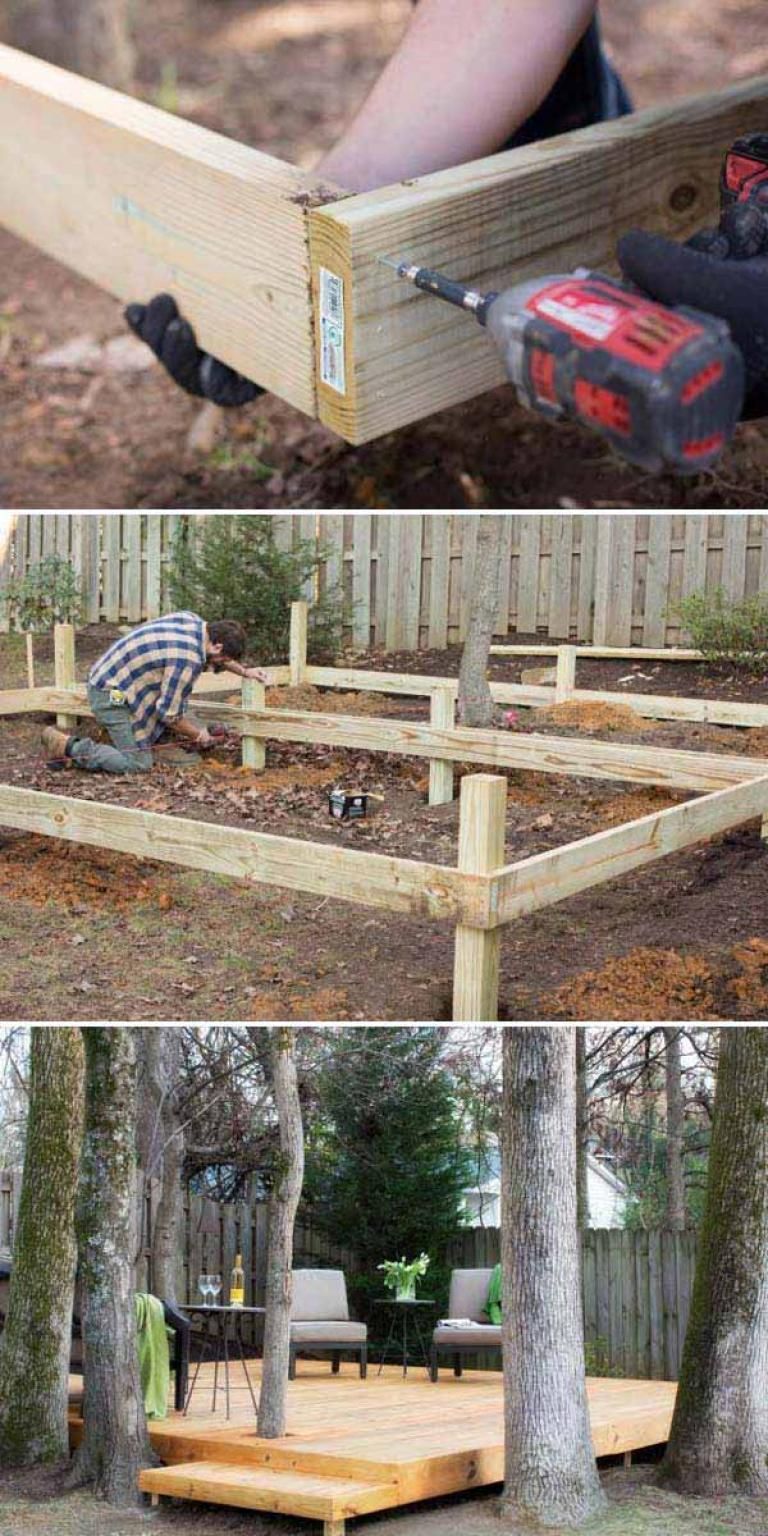 creative and low budget ideas for building a floating deck building a floating deck backyard diy deck low level deck plans on creative and low budget ideas for building a floating deck building a floating deck backyard diy deck creative and low budget ideas for