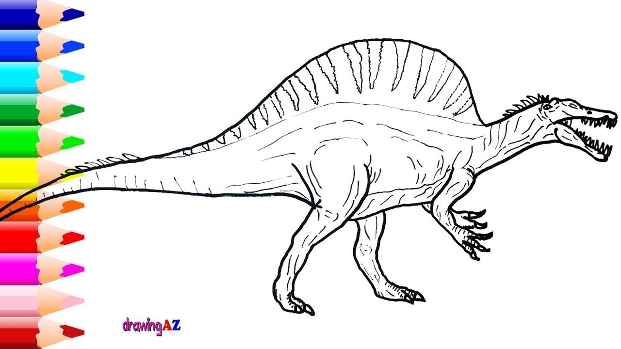 Spinosaurus Coloring Pages Gallery