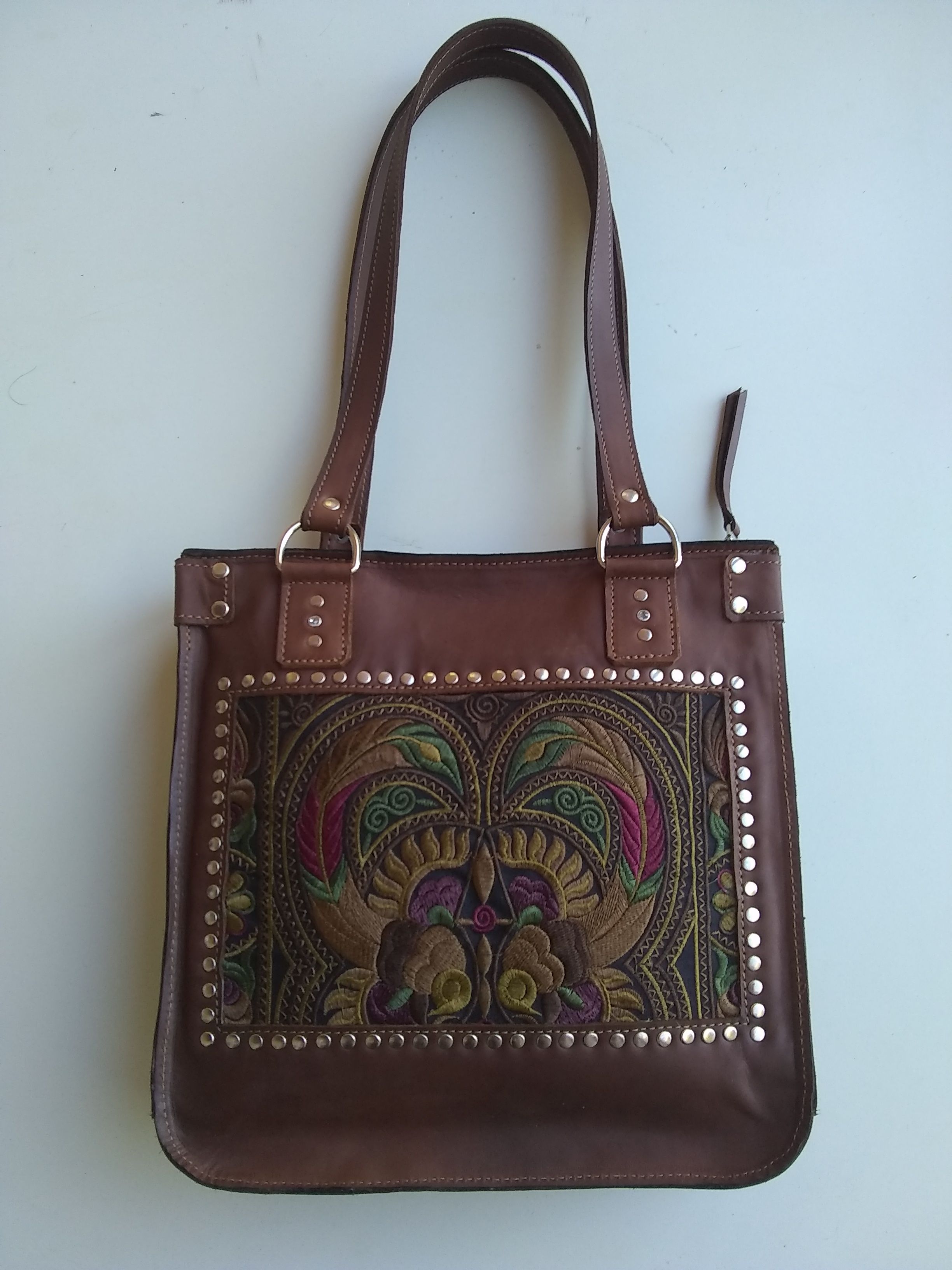Carteras Bolso Piel Tela Boho Chic Carteras Bolso Piel Tela Boho Chic