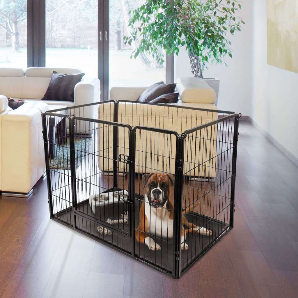 FLAMINGO Kazan L size black dog kennel 122 x 75 x 90 …