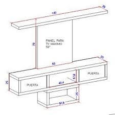 Resultado De Imagen Para Medidas Mueble De Tv Interior Design Plan Furniture Design Planning