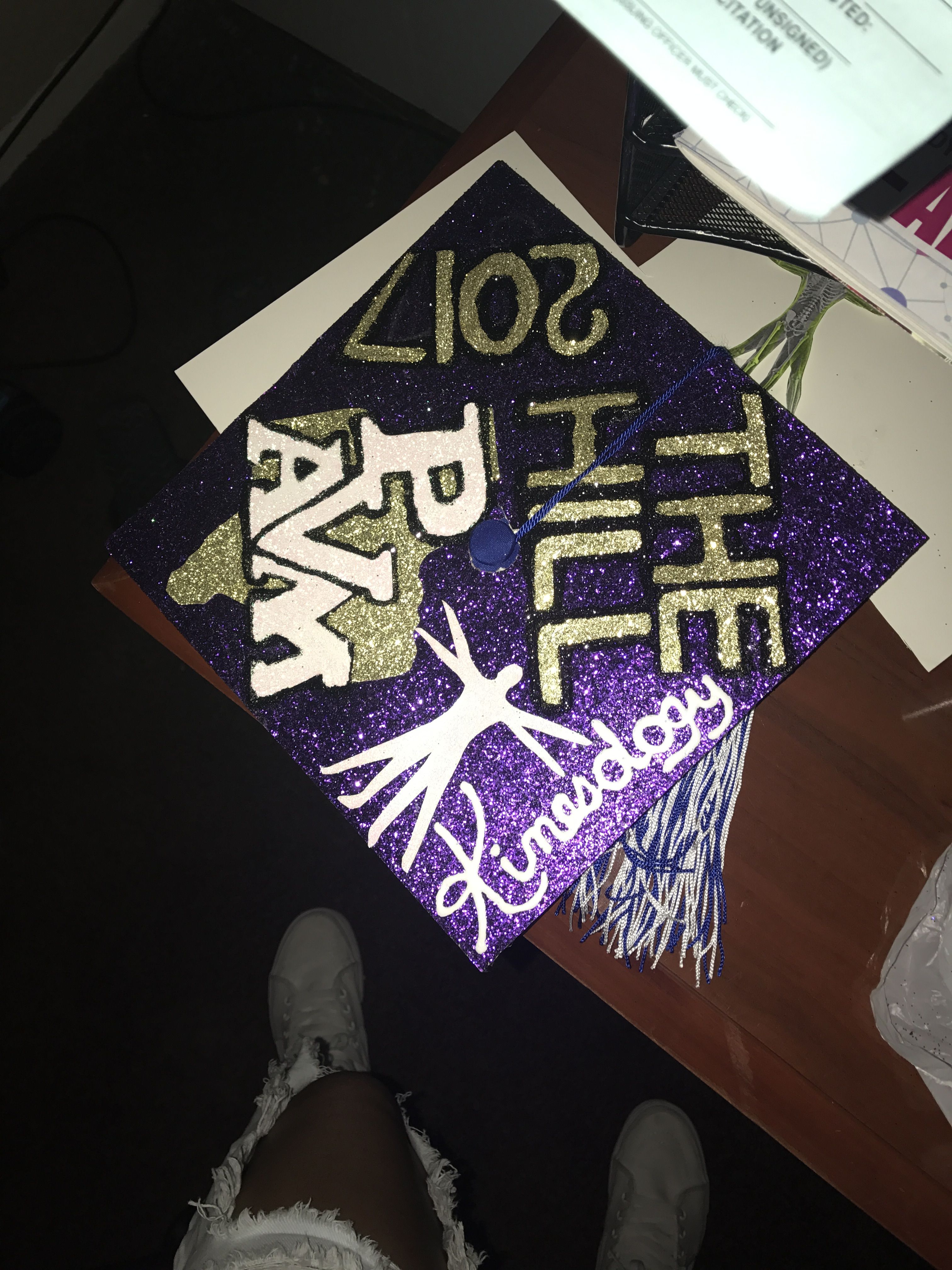 Diy American Flag Graduation Cap Materials From Michaels Red