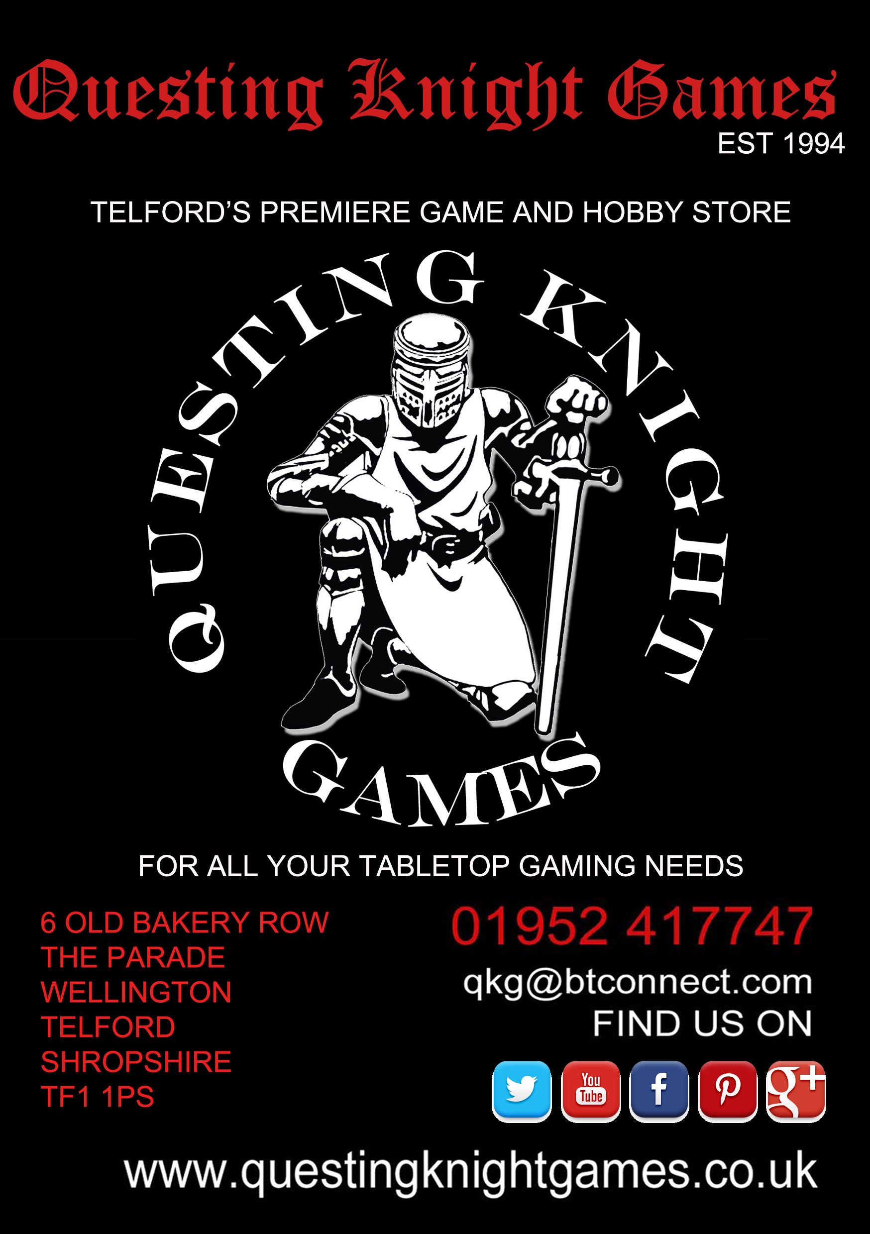 questing knight games flyer questing knight games pinterest table top gaming flyers