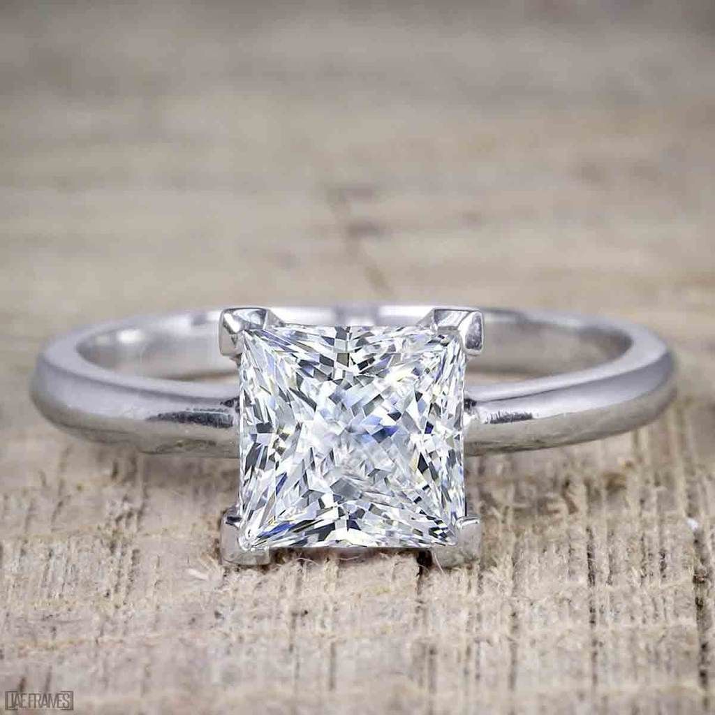 Best Seller 2 Carat Pear cut Moissanite and Diamond Bridal Set with 18k Gold Plating