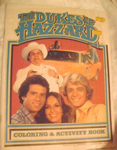 Dukes Of Hazzard Coloring Book Color activities The dukes of hazzard
