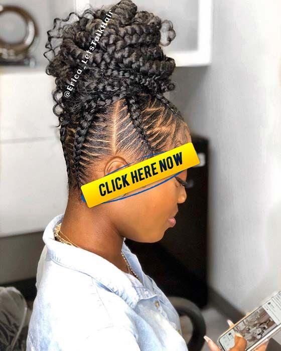23 Braided Bun Hairstyles for Black Hair | StayGlam #bunshairstylesforblackwomen 23 Braided Bun Hairstyles for Black Hair | StayGlam #bunshairstylesforblackwomen