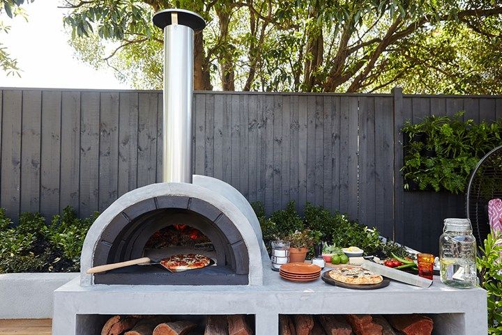 pizza oven Backyard entertaining area, Outdoor fireplace designs