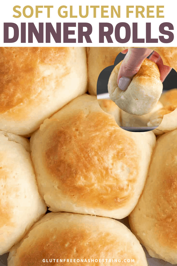 Gluten Free Dinner Rolls Recipe, Dairy Free Dinner, Gluten Free Recipes Bread, Foods With Gluten, Gluten Free Cooking, Homemade Gluten Free Bread, Gluten Free Thanksgiving Recipes, Gf Recipes, Gluten Free Christmas Breakfast