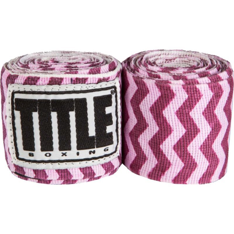 Title Boxing 120/" Semi Elastic Handwraps Pink