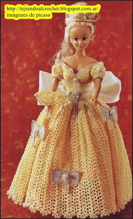 resultado de imagen para patron de vestido de princesas a crochet
