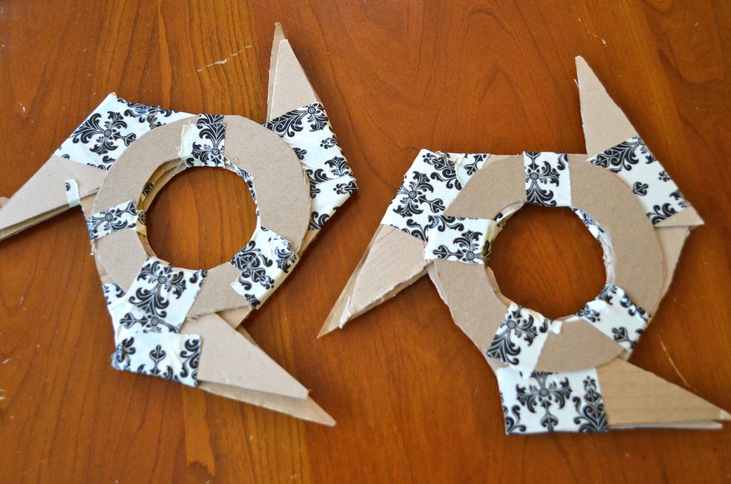 homemade ninjago throwing stars