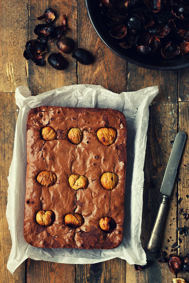 Brownie Con Castañas Asadas Kanela Y Limon Recetas De Comida Recetas Chilenas