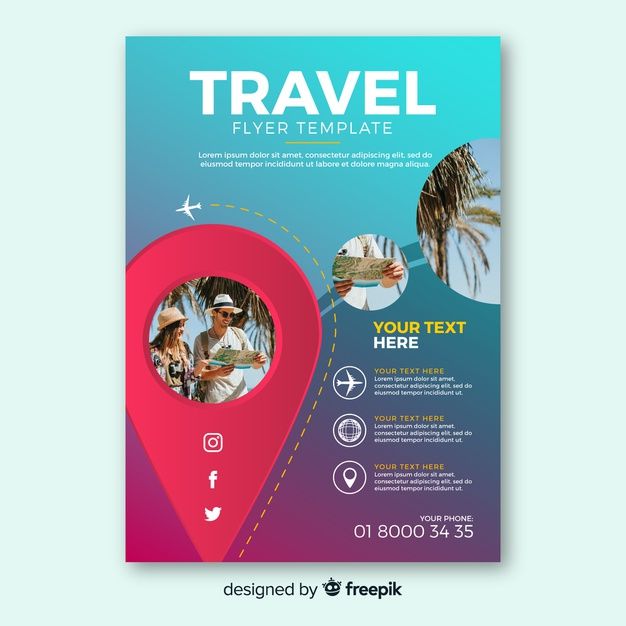 Download Travel Flyer Template For Free Diseño De Viaje Folleto De Viaje Agencias De Turismo