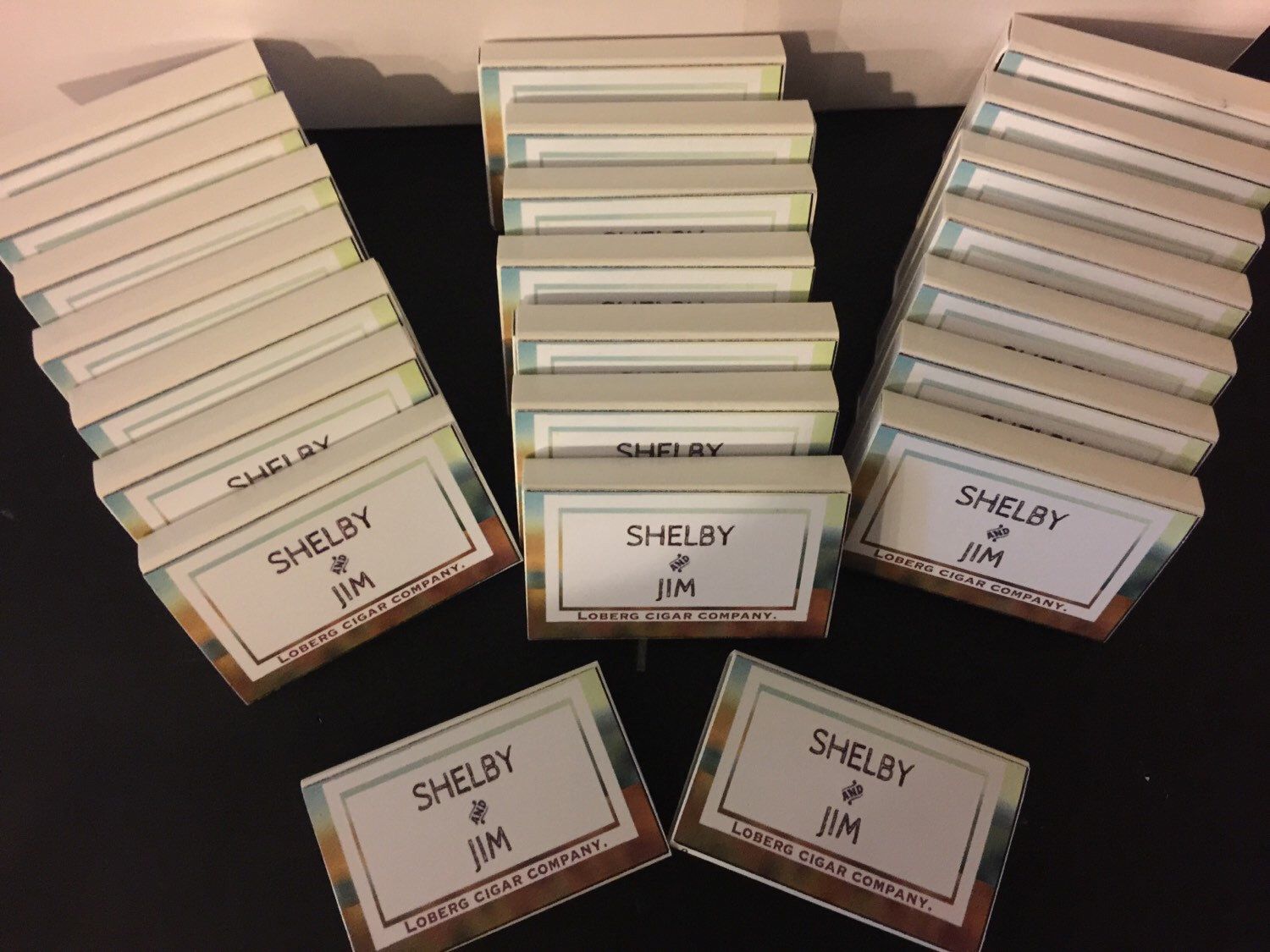 Custom Cigar Bar Match Boxes -25 boxes with FREE CUSTOMIZATION | Wedding Cigar Bar | Cigar Bar ...