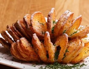 Stick skewer through potato. By the end, this reci Stick skewer through potato. By the end, this reci