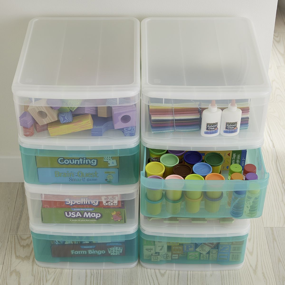 childrens plastic drawers