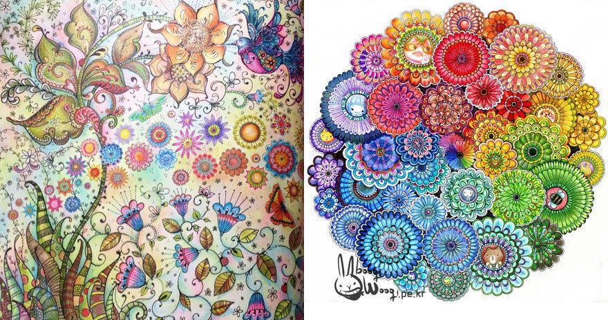 Johanna Basfords First Adult Coloring Book Secret Garden Was Translated Into 14 Languages