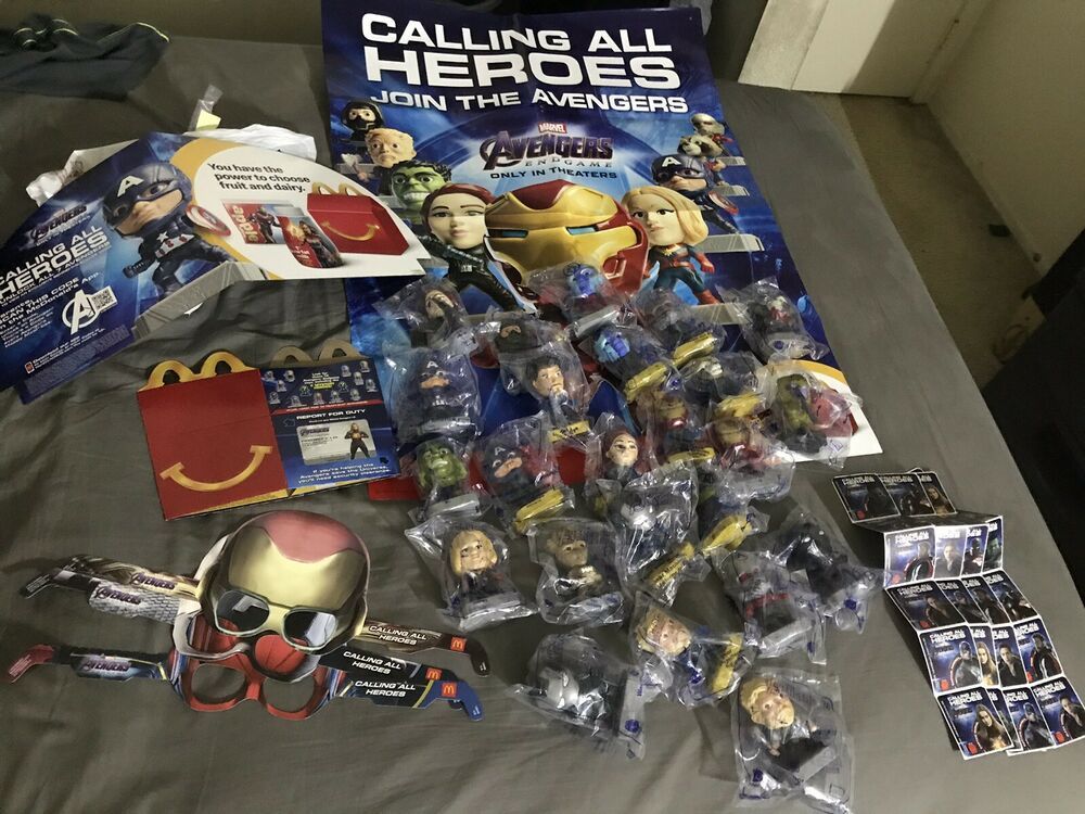 mcdonalds avengers set