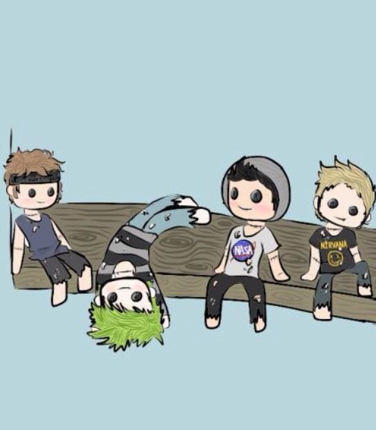 5sos as a cartoon a 5 seconds of summer a pinterest 5sos 5sos