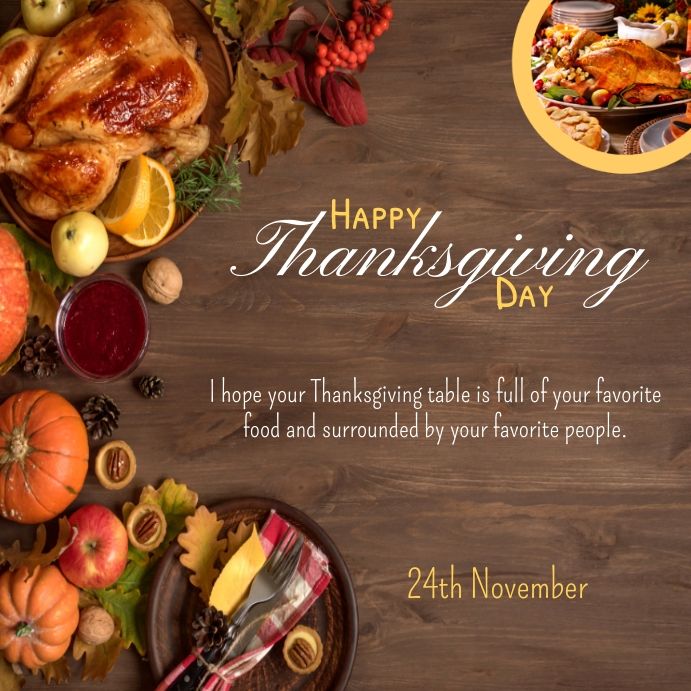 Customize this design with your video, photos and text. Easy to use online tools with thousands of stock photos, clipart and effects. Free downloads, great for printing and sharing online. Instagram Post. Tags: happy thanksgiving day, happy thanksgiving day instagram post, thanksgiving, thanksgiving greetings, thanksgiving instagram post, ig templates, instagram post template, instagram template, instagram templates free, templates for instagram, Thanksgiving, Autumn/Fall , Autumn/Fall Thanksgiving Greetings, Happy Thanksgiving Day, Thanksgiving Table, Instagram Post Template, Free Downloads, Templates Free, Online Tools, Autumn Fall, Flyers