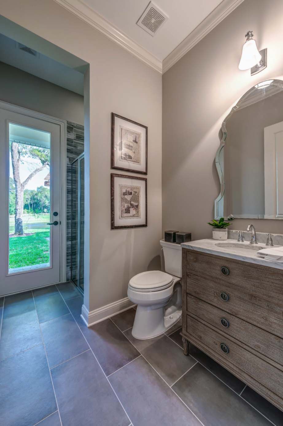 Powder Room Sherwin Williams Quietude Pretty Handy Girl Green Bathroom Paint Small Bathroom Paint Small Bathroom Paint Colors