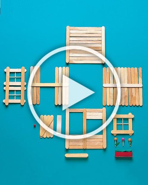Popsicle Stick House | Step-by-Step | DIY Craft How To’s and Instructions| Mar...
