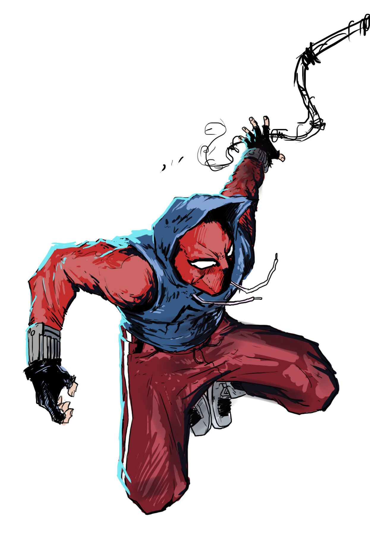 Scarlet-Spider (Scetch #2) | Scarlet spider, Marvel spiderman