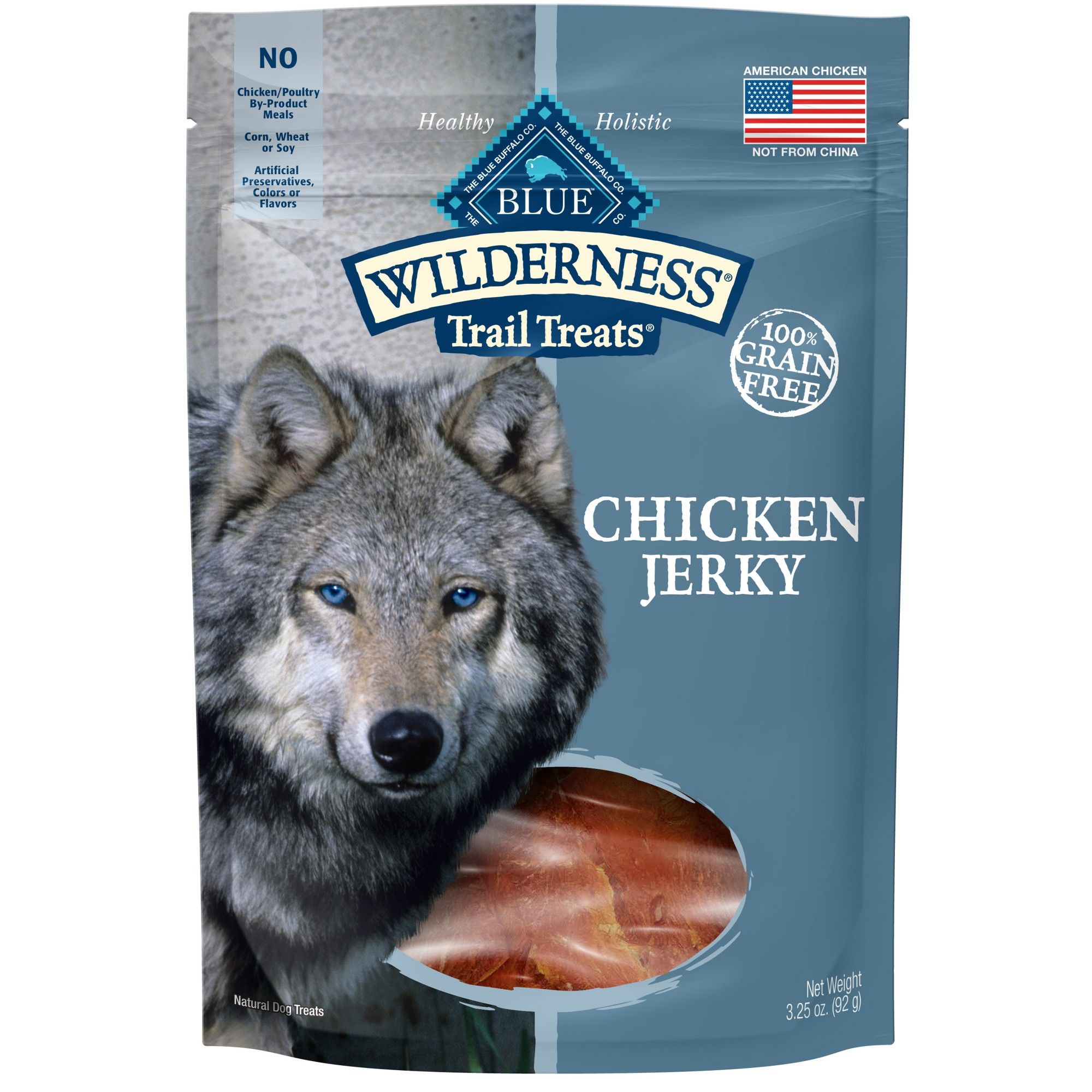 Blue Buffalo Wilderness 100 Grain Free Chicken Jerky Dog Treats