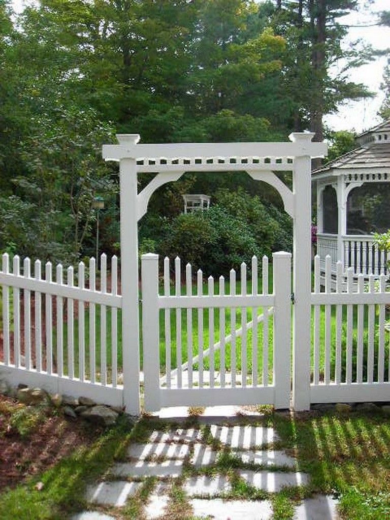 51 amazing enchanting fence ideas for back yard and front yard in 2020 front yard front yard fence fence landscaping gated arbor trellis on 51 amazing enchanting fence ideas for back yard and front yard in 2020 front yard front yard fence fence landscaping pinterest