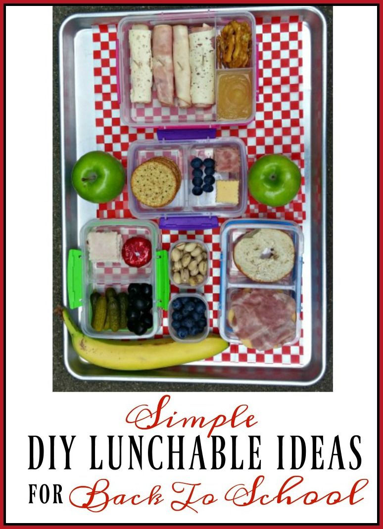 Simple DIY Lunchables for Back to School Diy lunchables