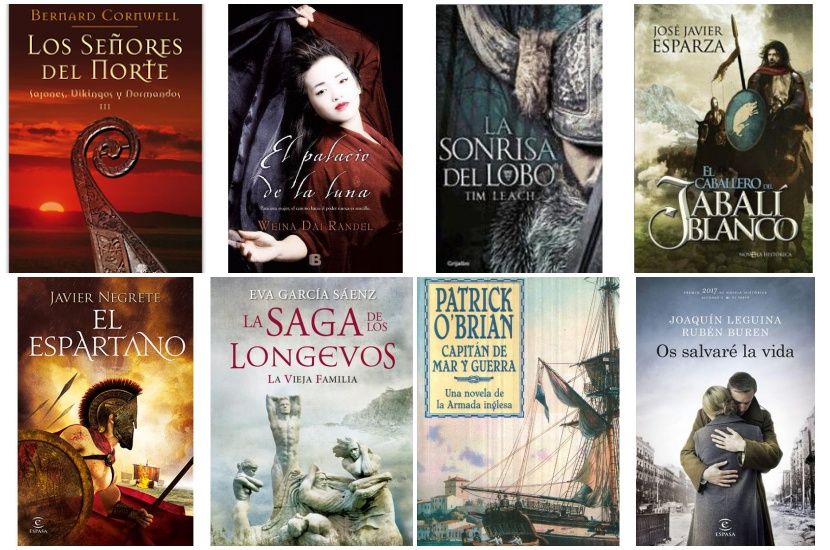 8 de los títulos más comentados de novela histórica en este momento