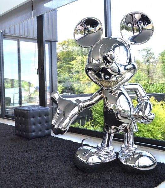 Life Size Mickey Leblon Delienne Interior Art Paper Art Installation Design
