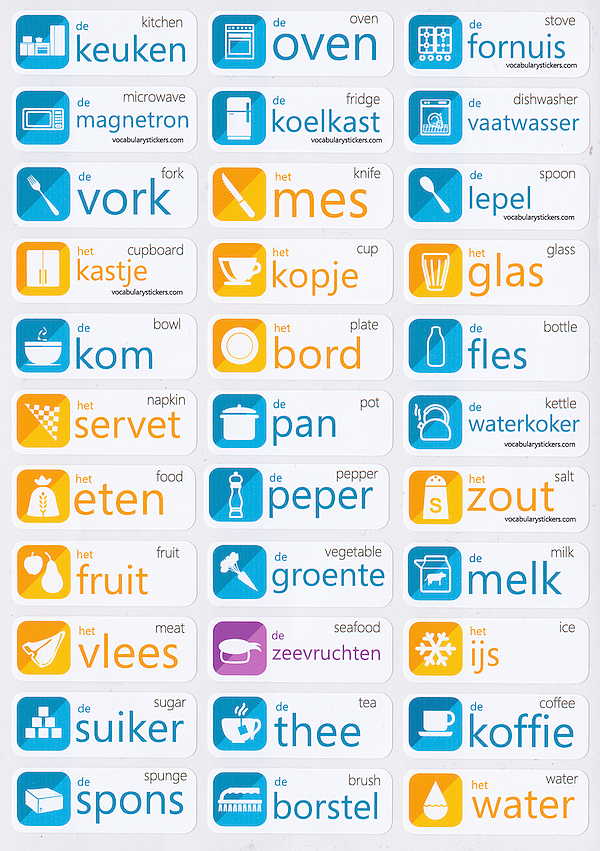 DUTCH BELGIAN TRANSPARENT KEY STICKER YELLOW