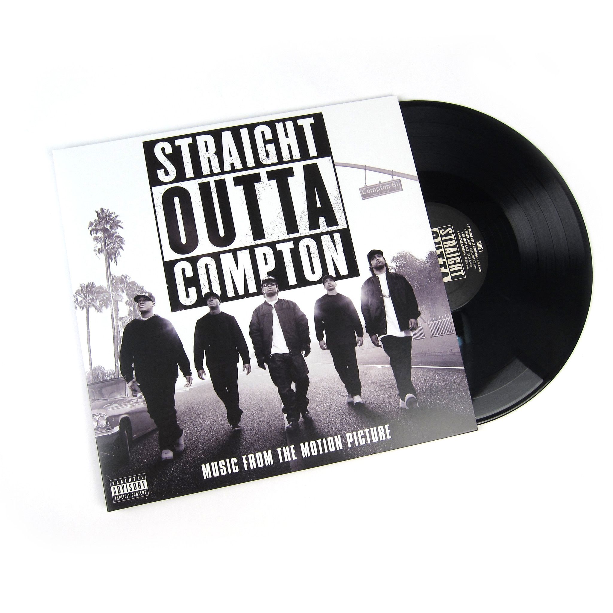 Straight Outta Compton Straight Outta Compton Soundtrack Music From The Motion Picture Vinyl 2lp Soundtrack Music Straight Outta Compton Motion Picture