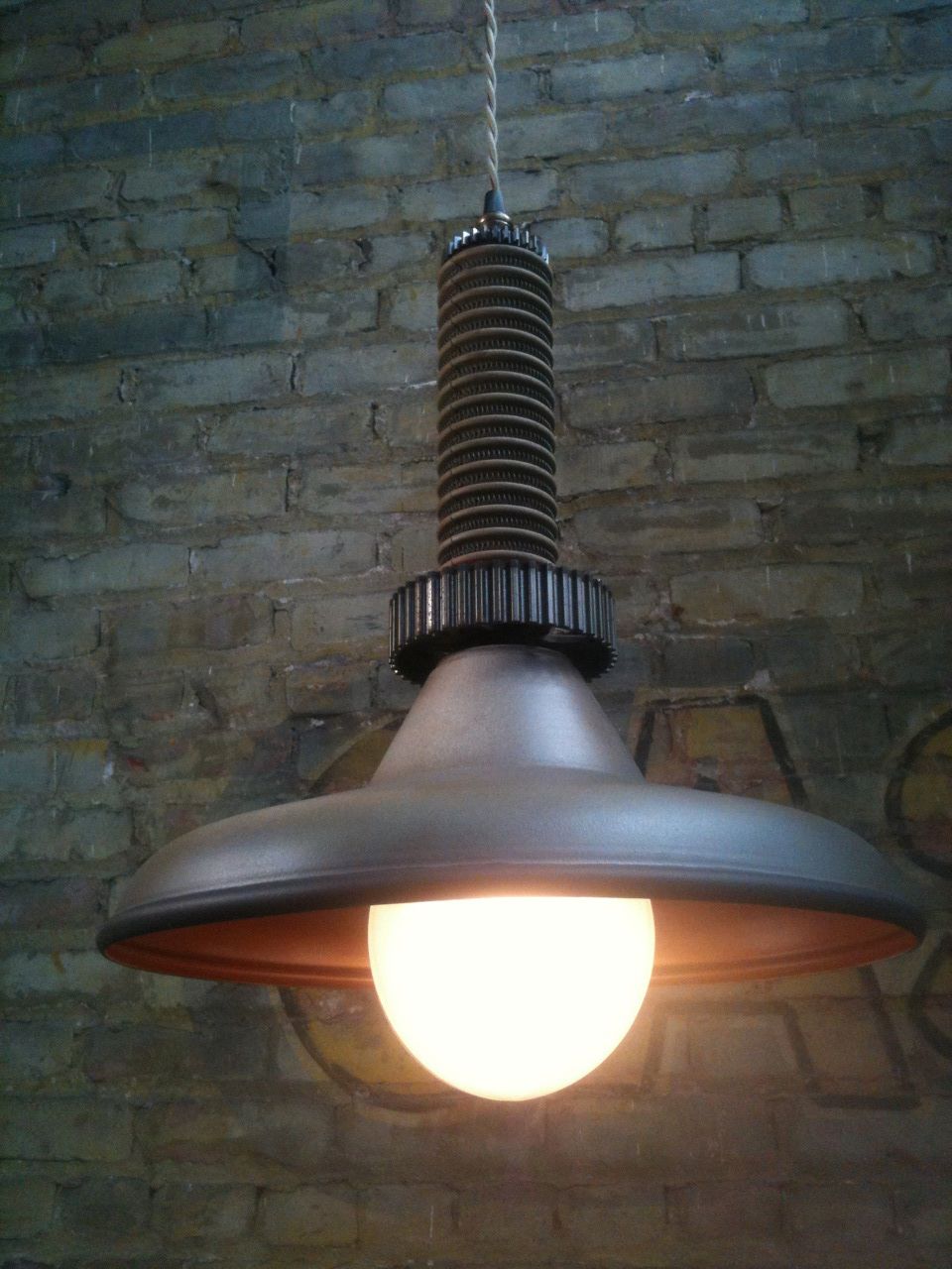 a great example of our repurposed designs old gears wall heater coils and gas station style shades make up t how to make light modern lighting light fixtures repurposed light fixtures on a great example of our repurposed designs old gears wall heater coils and gas station style shades make up t how to make light modern lighting light fixtures pinterest