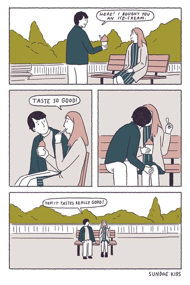 Sundae Kids Illustration Sundae Kids Cute Couple Comics Cute Stories