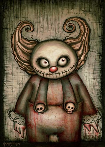 evil clown by chiaroescuro halloweeeeen pinterest evil clowns evil clown by chiaroescuro