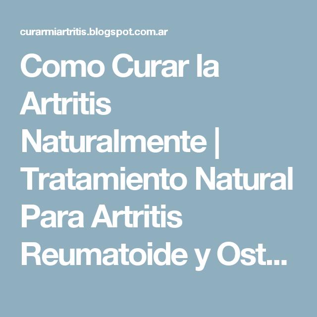 dieta para tratar la artritis dieta para tratar la artritis
