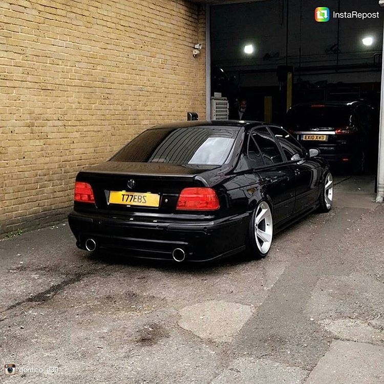 Lowered Black E39 Bmw Bmw M5 Bmw E36
