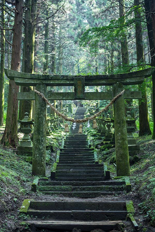 Torii gate in kumamoto prefecture - Japan