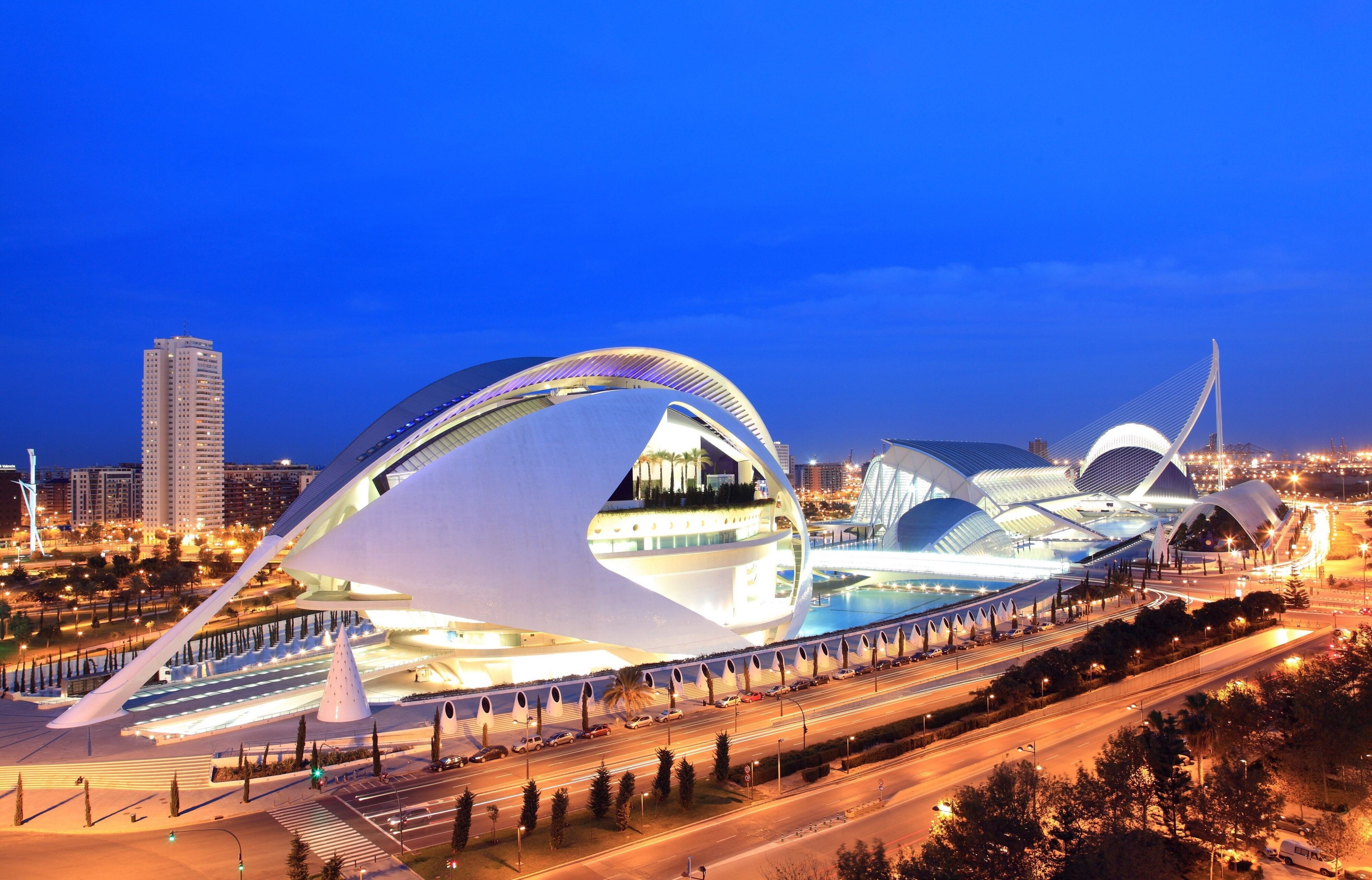 3840x2461 City Of Arts And Sciences 4k Free Download Hd Wallpaper For Desktop Valencia City Spain Tourism Wonders Of The World